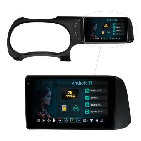 Navigații Hyundai I10 2020 - >> - Carplay Android AD-BGB Hyundai I10 2020+ 8GB | Hub64.ro
