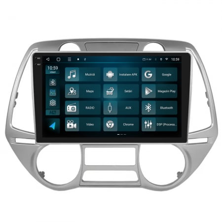 Navigatie 2K QLED Hyundai I20 (2008-2012) 4GB | Hub64.ro [2]