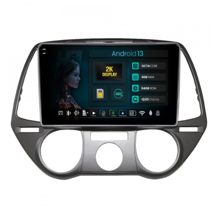 Navigații Hyundai I20 2008-2012 - Navigatie 2K QLED Hyundai I20 (2008-2012) 4GB | Hub64.ro