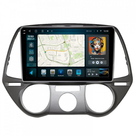 Navigatie 2K QLED Hyundai I20 (2008-2012) 4GB | Hub64.ro [1]