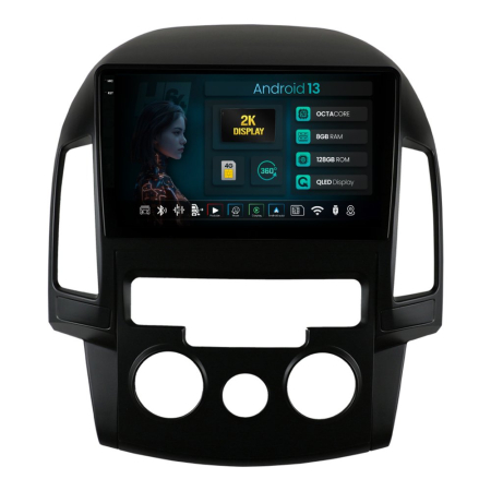 Navigații Hyundai I30 2007-2012 - Navigatie Android Hyundai I30 Clima M 8GB | Hub64.ro