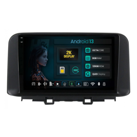 Navigații Hyundai Kona 2017-2023 - Carplay Android Hyundai Kona (2017-2023) 8GB | Hub64.ro