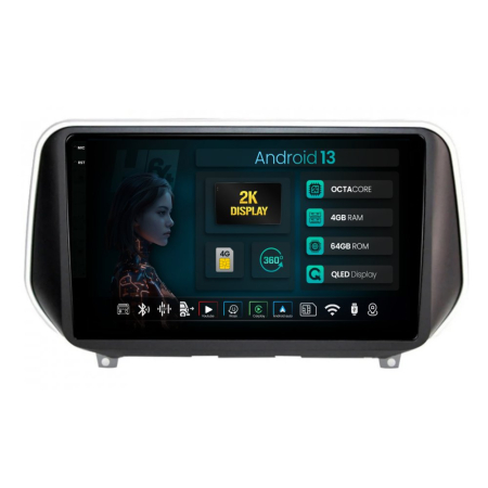 Navigații Hyundai Santa Fe 2018-2023 - Android Hyundai Santa Fe (2018-Prezent) QLED | Hub64.ro