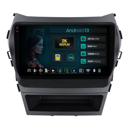 Navigații Hyundai Santa Fe III IX45 2012-2018 - Navigatie Hyundai Santa FE 2012-2018 8GB | Hub64.ro