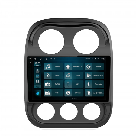 Navigatie Android Jeep Compass 2009+ 8GB | Hub64.ro [2]