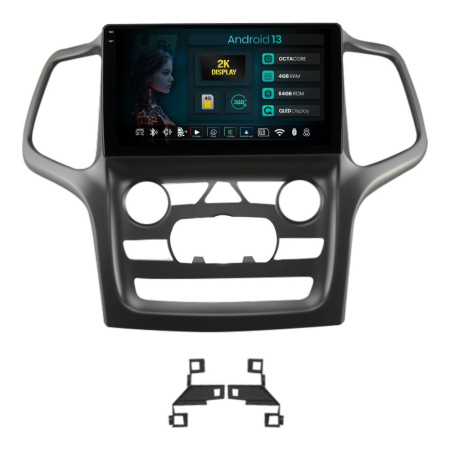 Navigații Jeep Grand Cherokee 2013-2021 - Navigatie 2K Android Jeep Grand Cherokee (2013-2020) 4GB | Hub64.ro