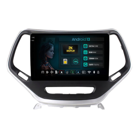 Navigații Jeep Grand Cherokee 2013-2021 - Navigatie 2K Android Jeep Grand Cherokee (2015+) 8GB | Hub64.ro