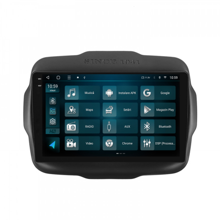 Navigatie Android Jeep Renegade 2014-2018 8GB | Hub64.ro [2]