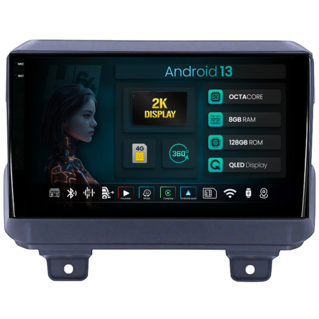 Navigații auto dedicate - Navigatie 2K Jeep Wrangler 2018+ 8GB | Hub64.ro