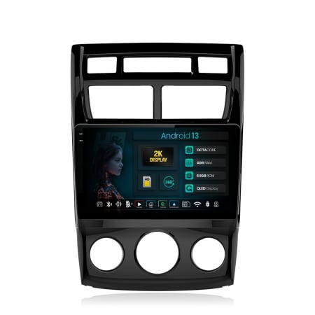 Sportage 2004-2010 - Navigatie 2K Android 13 KIA Sportage QLED | Hub64.ro