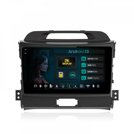 Sportage 2010-2015 - Navigatie 2K Android 13 Kia Sportage QLED | Hub64.ro