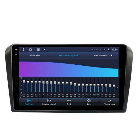Navigatie 2K Android 13 Mazda 3 03-09 QLED | Hub64.ro [9]