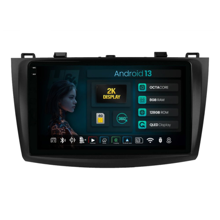 Navigații Mazda 3 2009-2013 - Navigatie Android Mazda 3 (2009-2013) 8GB | Hub64.ro