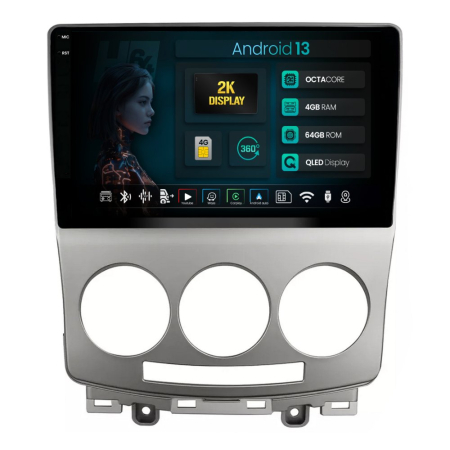 Navigații Mazda 5 2005-2010 - Navigatie 2K Android Mazda 5 (2005-2010) QLED | Hub64.ro