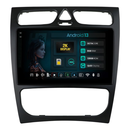 Navigații Mercedes-Benz C Class W203 2000-2004 - Navigatie Android Mercedes CLK 8GB | Hub64.ro