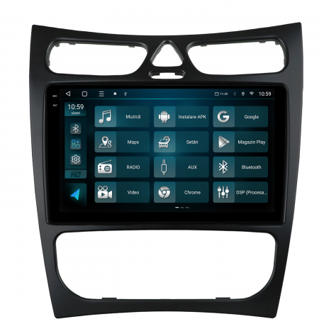 Navigatie 2K Android 13 Mercedes CLK QLED | Hub64.ro [2]