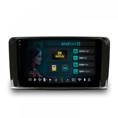 GL X164 2007-2012 - Navigatie 2K Android 13 Mercedes Benz ML/GL QLED | Hub64.ro