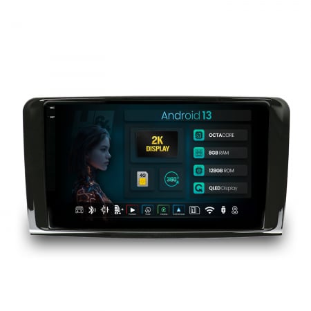 GL X164 2007-2012 - Android 13 Mercedes Benz ML/GL 8+128GB | Hub64.ro