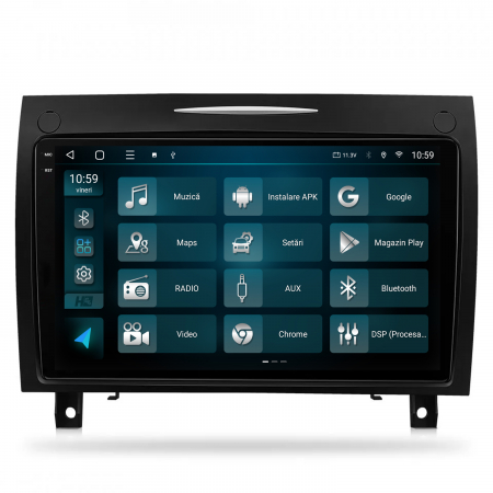 Navigatie 2K Android 13 Mercedes SLK QLED | Hub64.ro [2]