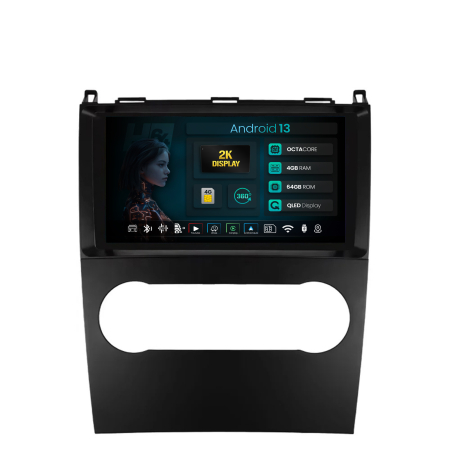 B Class W245 2005-2011 - Navigatie 2K Android 13 Mercedes Benz A/B Class (2004-2011) QLED | Hub64.ro