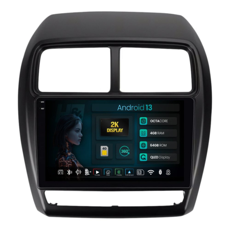 Navigații Mitsubishi Asx 2015-2019 - Navigatie 2K Android Mitsubishi ASX (2016-2019) 4GB | Hub64.ro