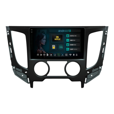 Navigații Mitsubishi L200 2015-2019 - Navigatie 2K Android Mitsubishi L200 (2015-2019) Clima manuală 4GB | Hub64.ro