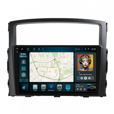 Navigatie Android 13 Mitsubishi Pajero 8+128GB | Hub64.ro [1]