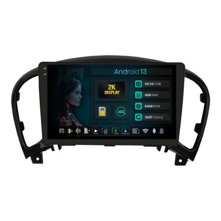 Navigații Nissan Juke 2010-2019 - Navigatie 2K Android Nissan Juke QLED | Hub64.ro