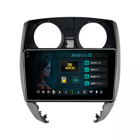 Nissan - Navigatie 2K Android Nissan Note (2012-2019) QLED | Hub64.ro