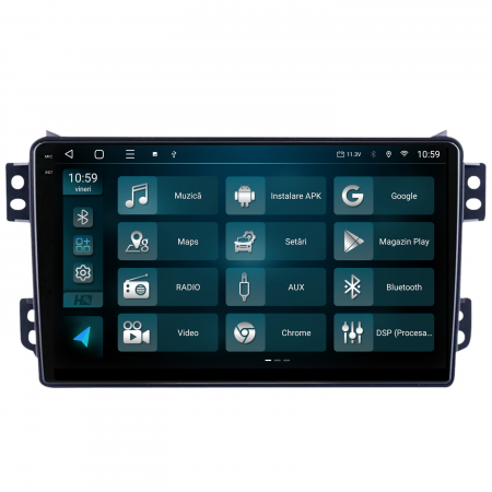 Navigatie 2K Android 13 Opel Agila QLED 1280x720 | Hub64.ro [2]
