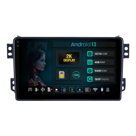 Navigații Suzuki Splash 2008-2014 - Navigatie 2K Android Opel Agila / Suzuki Splash (2008-2014) 4GB | Hub64.ro