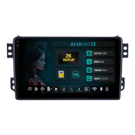 Navigații Suzuki Splash 2008-2014 - Navigatie 2K Android Opel Agila / Suzuki Splash (2008-2014) 8GB | Hub64.ro
