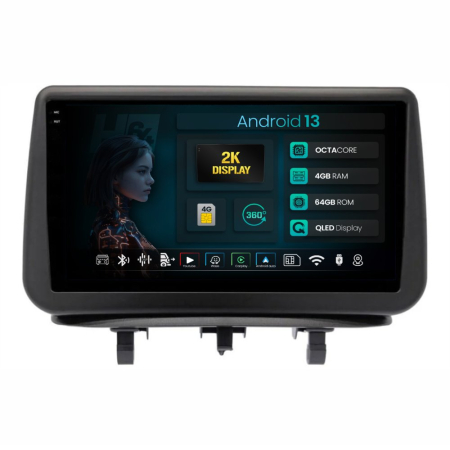 Navigații Opel Meriva 2010-2017 - Navigatie 2K Android Opel Meriva (2010-2017) QLED| Hub64.ro