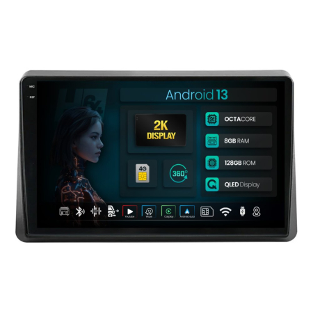 Navigații Renault Master III facelift 2020-2024 - Navigatie Android Renault Master 8+128GB | Hub64.ro