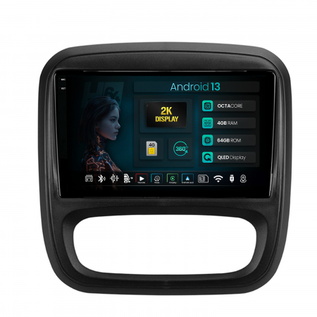 | Playere si Accesorii Universale | - Navigatie 2K Android 13 Vivaro / Traffic / Fiat Talento QLED | Hub64.ro