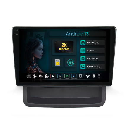 | Playere si Accesorii Universale | - Navigatie 2K Android 13 Renault Trafic / Opel Vivaro (2010-2014) QLED | Hub64.ro