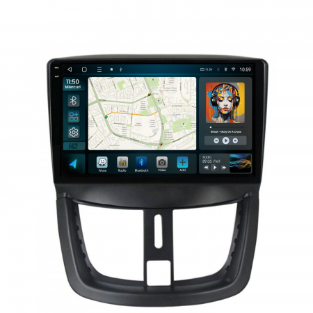 Navigatie Android 13 Peugeot 207 8+128GB | Hub64.ro [1]