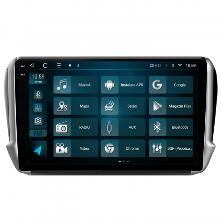 Navigatie Android Peugeot 208/2008 8GB | Hub64.ro [2]