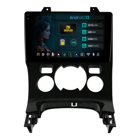 Navigații Peugeot 5008 (2009-2017) - Navigatie 2K Android Peugeot 3008 4GB QLED | Hub64.ro