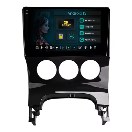 Navigații Peugeot 5008 (2009-2017) - Navigatie 2K Android Peugeot 3008 4GB QLED | Hub64.ro