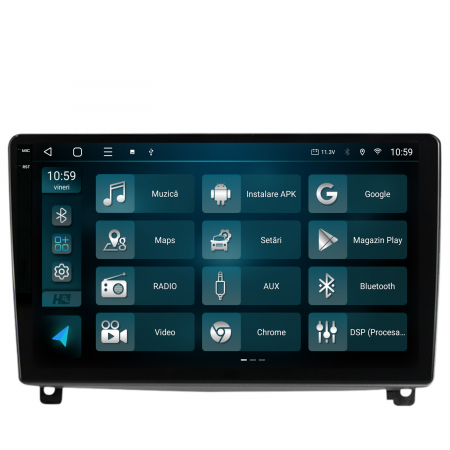 Navigatie 2K Peugeot 407 Android 4+64GB 4G | Hub64.ro [2]