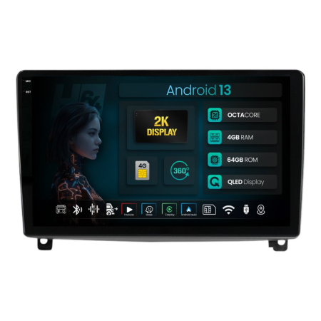 Navigații Peugeot 407 (2004-2011) - Navigatie 2K Peugeot 407 Android 4+64GB 4G | Hub64.ro