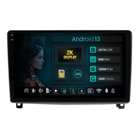 Navigații Peugeot 407 (2004-2011) - Navigatie Peugeot 407 Android 8+128GB Slot 4G | Hub64.ro