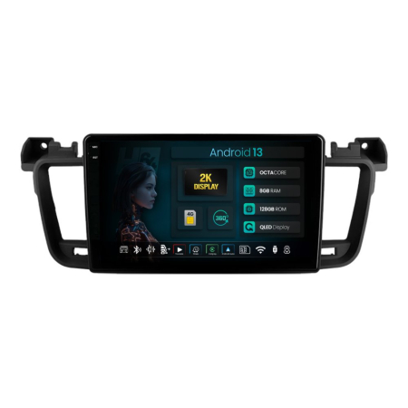 Navigații Peugeot 508 (2010-2018) - Navigatie Android Peugeot 508 8GB | Hub64.ro