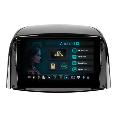 Navigații Renault Koleos I 2008-2016 - QLED Android Renault Koleos 4+64GB | Hub64.ro