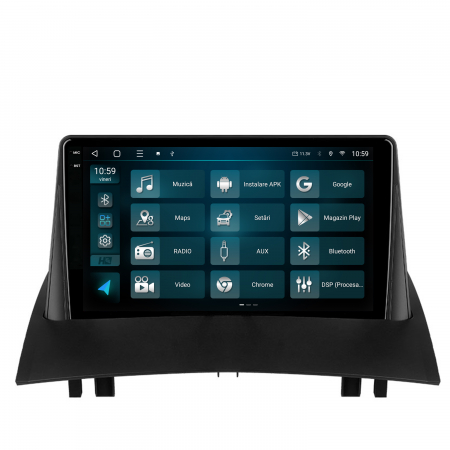 Navigatie 2K Android 13 Renault Megane 2 9" QLED | Hub64.ro [2]