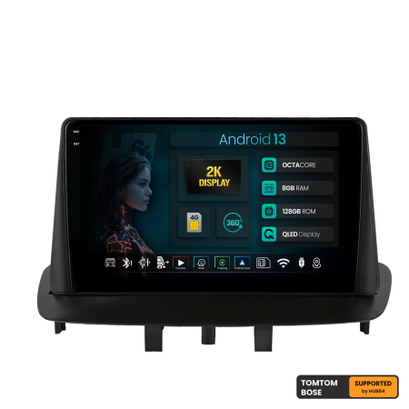 Navigații Renault Megane III 2009-2016 - Android Renault Megane 3/Fluence 8+128GB | Hub64.ro