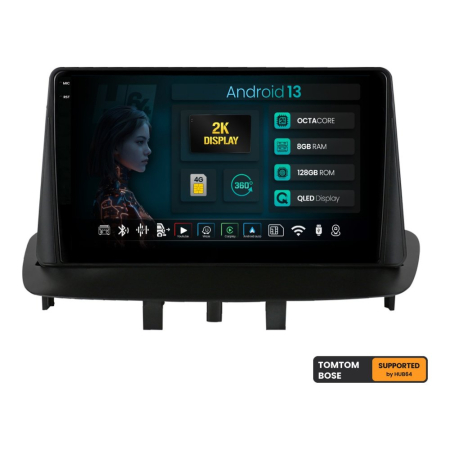 Navigații Renault Megane III 2009-2016 - Android Renault Megane 3/Fluence 8+128GB | Hub64.ro