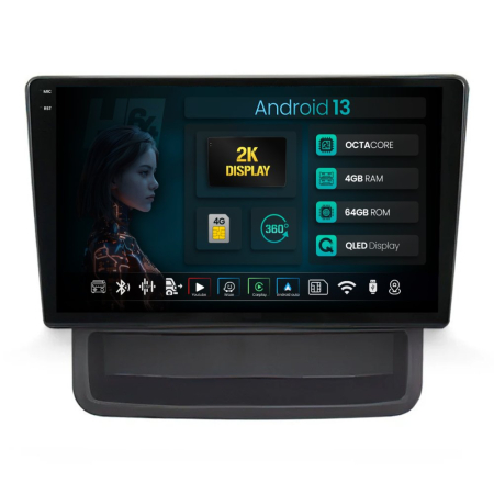 Navigatie 2K Android Renault Trafic / Opel Vivaro (2010-2014) QLED | Hub64.ro