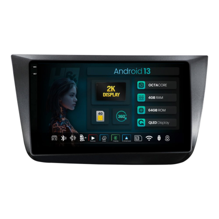 Navigații Seat Toledo 2004-2009 - Navigatie 2K Android Seat Altea / Toledo QLED | Hub64.ro